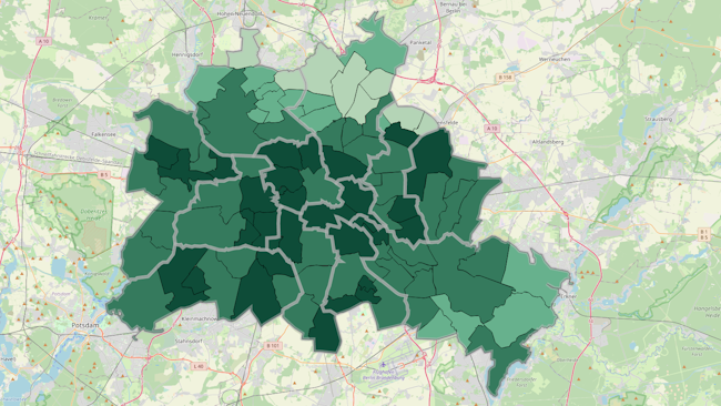 Screenshot der Karte vom Gigabit-Monitor